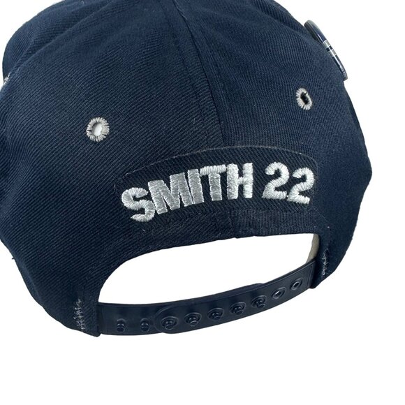 Vtg Dallas Cowboys Snapback Baseball Hat w/ Pins Emmitt Smith #22 Team NFL Blue - Picture 5 of 16
